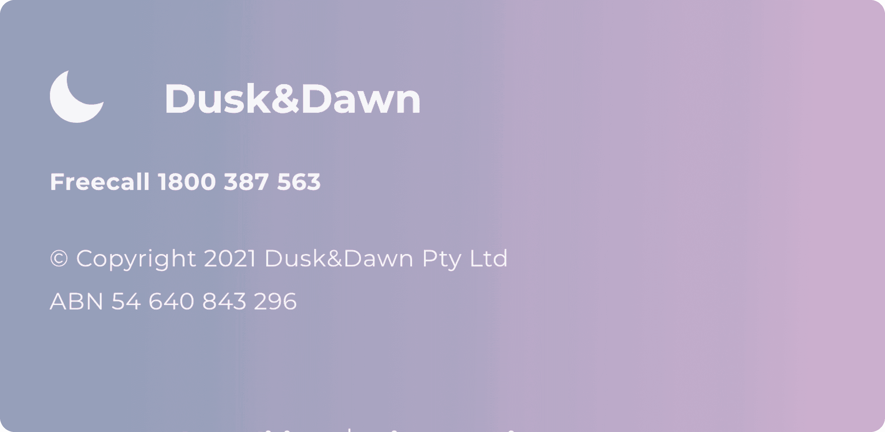 Dusk&Dawn VideoImage